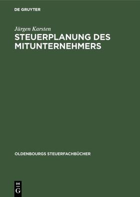 Karsten |  Steuerplanung des Mitunternehmers | eBook | Sack Fachmedien