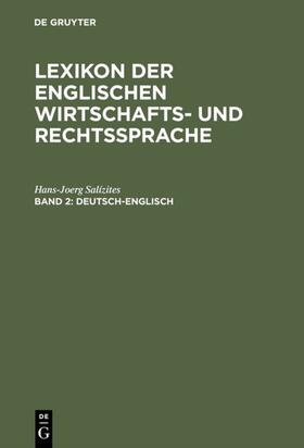 Salízites |  Deutsch-Englisch | eBook | Sack Fachmedien