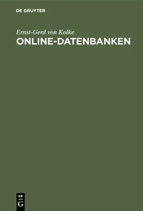 Kolke |  Online-Datenbanken | eBook | Sack Fachmedien