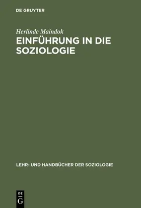 Maindok |  Einführung in die Soziologie | eBook | Sack Fachmedien