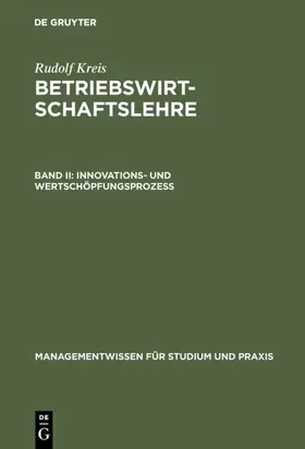 Kreis |  Betriebswirtschaftslehre | eBook | Sack Fachmedien