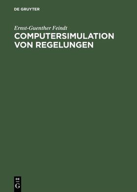 Feindt |  Computersimulation von Regelungen | eBook | Sack Fachmedien