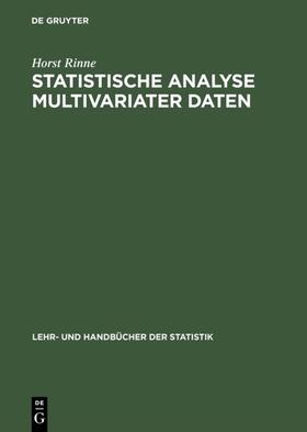 Rinne |  Statistische Analyse multivariater Daten | eBook | Sack Fachmedien