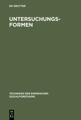 Koolwijk / Wieken-Mayser |  Untersuchungsformen | eBook | Sack Fachmedien