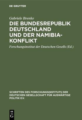 Brenke |  Die Bundesrepublik Deutschland und der Namibia-Konflikt | eBook | Sack Fachmedien