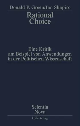 Green / Shapiro |  Rational Choice | eBook | Sack Fachmedien