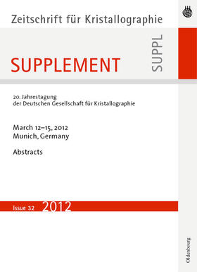 Oldenbourg |  20. Jahrestagung der Deutschen Gesellschaft für Kristallographie; March 2012, Munich, Germany | Buch |  Sack Fachmedien