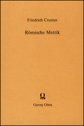Crusius |  Römische Metrik | Buch |  Sack Fachmedien