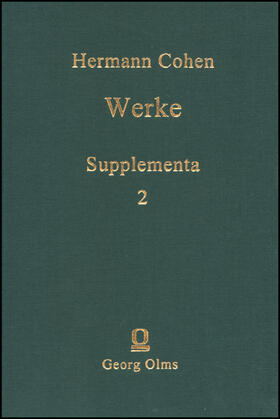 Wiedebach / Cohen | Werke | Buch | 978-3-487-11089-9 | sack.de