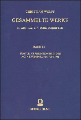 Laeven / Laeven-Aretz |  Christian Wolff: Gesammelte Werke | Buch |  Sack Fachmedien