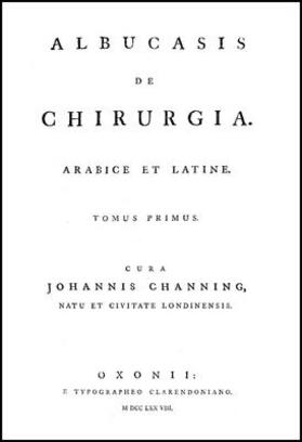 Albucasis |  De Chirurgia | Buch |  Sack Fachmedien