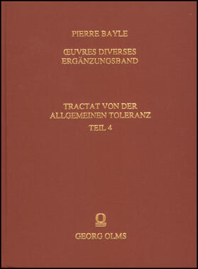 Bayle |  Œuvres diverses - Ergänzungsband | Buch |  Sack Fachmedien