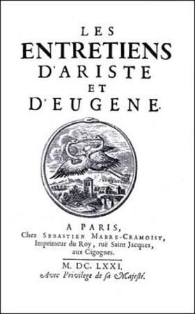 Bouhours |  Les Entretiens d'Ariste et d'Eugène | Buch |  Sack Fachmedien