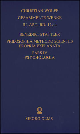 Stattler |  Philosophia methodo scientiis propria explanata | Buch |  Sack Fachmedien