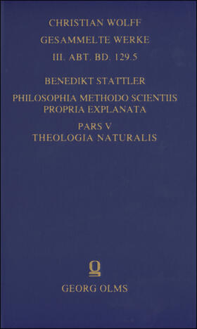 Stattler |  Philosophia methodo scientiis propria explanata | Buch |  Sack Fachmedien