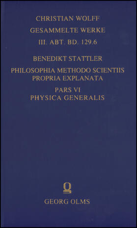 Stattler |  Philosophia methodo scientiis propria explanata | Buch |  Sack Fachmedien