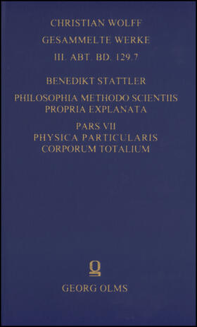 Stattler |  Philosophia methodo scientiis propria explanata | Buch |  Sack Fachmedien