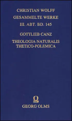 Canz |  Theologia naturalis thetico-polemica | Buch |  Sack Fachmedien