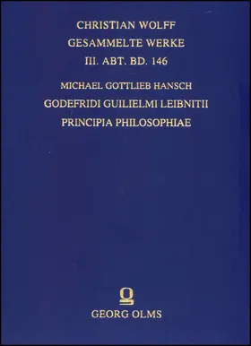 Hansch |  Godefridi Guilielmi Leibnitii Principia philosophiae, more geometrico demonstrata | Buch |  Sack Fachmedien