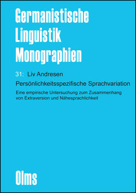 Andresen |  Persönlichkeitsspezifische Sprachvariation | Buch |  Sack Fachmedien