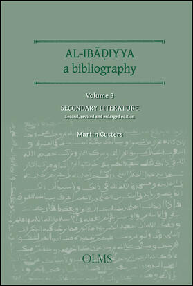 Custers |  Al-Ibadiyya. A Bibliography | Buch |  Sack Fachmedien