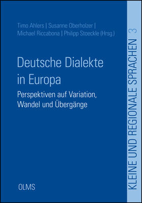 Oberholzer / Ahlers / Riccabona |  Deutsche Dialekte in Europa | Buch |  Sack Fachmedien