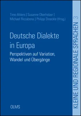 Oberholzer / Ahlers / Riccabona |  Deutsche Dialekte in Europa | Buch |  Sack Fachmedien