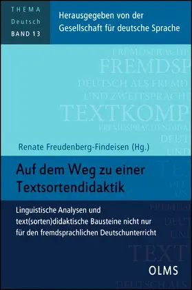 Freudenberg-Findeisen |  Auf dem Weg zu einer Textsortendidaktik | Buch |  Sack Fachmedien