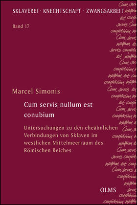 Simonis |  Cum servis nullum est conubium | Buch |  Sack Fachmedien