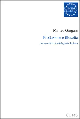 Gargani |  Produzione e filosofia | Buch |  Sack Fachmedien