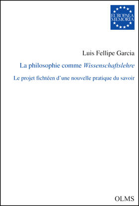 Garcia |  La philosophie comme Wissenschaftslehre | Buch |  Sack Fachmedien