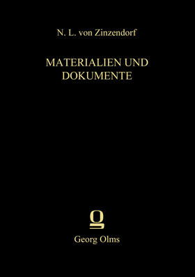 Zimmerling | N. L. von Zinzendorf: Materialien und Dokumente | Buch | 978-3-487-15786-3 | sack.de