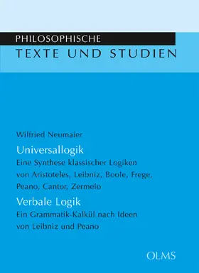 Neumaier |  Universallogik / Verbale Logik | Buch |  Sack Fachmedien