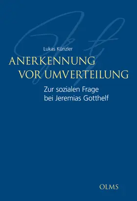 Künzler |  Anerkennung vor Umverteilung | Buch |  Sack Fachmedien