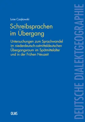 Czajkowski |  Schreibsprachen im Übergang | Buch |  Sack Fachmedien