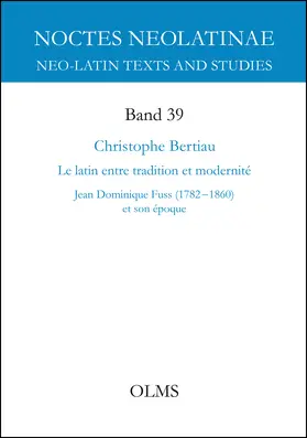 Bertiau |  Le latin entre tradition et modernité | Buch |  Sack Fachmedien