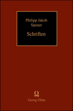 Blaufuß / Wolf / Spener |  Philipp Jakob Spener: Schriften. Soliloquia et Meditationes Sacrae (1716) | Buch |  Sack Fachmedien