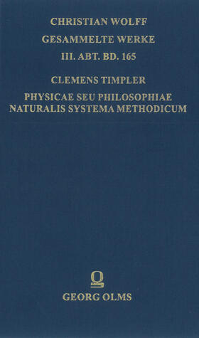 Timpler / Hüttner / Walter |  Physicae seu philosophiae naturalis systema methodicum | Buch |  Sack Fachmedien