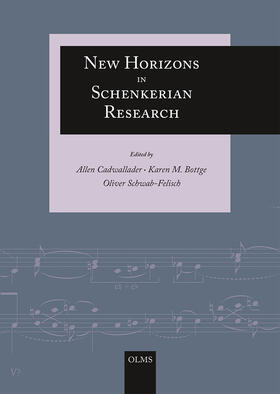 Cadwallader / Bottge / Schwab-Felisch |  New Horizons in Schenkerian Research | Buch |  Sack Fachmedien