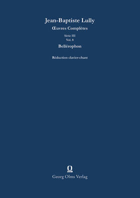 Schneider / Krieger / Lully |  Bellérophon. Tragédie | Buch |  Sack Fachmedien