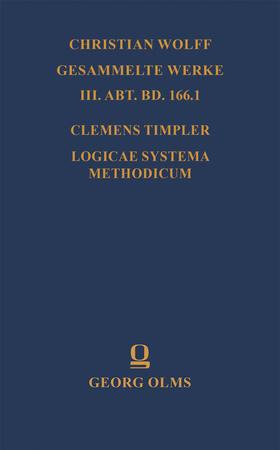 Timpler |  Logicae systema methodicum | Buch |  Sack Fachmedien