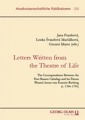 Franková / Maršálková / Mayer |  Letters Written from the Theater of Life | Buch |  Sack Fachmedien