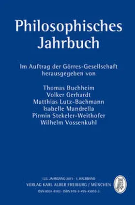 Buchheim | Philosophisches Jahrbuch | Buch | 978-3-495-45093-2 | sack.de