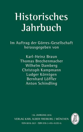 Braun / Brechenmacher / Damberg |  Historisches Jahrbuch 136 | Buch |  Sack Fachmedien