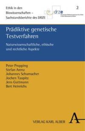 Propping / Aretz / Schumacher |  Prädiktive genetische Testverfahren | Buch |  Sack Fachmedien