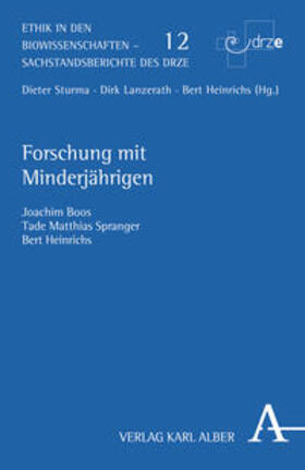 Boos / Heinrichs / Spranger | Forschung mit Minderjährigen | Buch | 978-3-495-48436-4 | sack.de