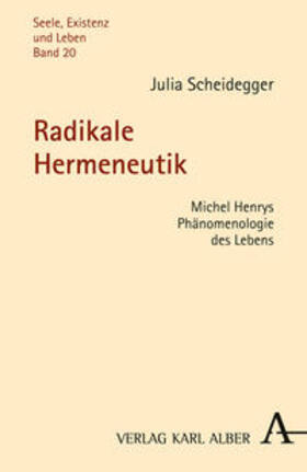 Scheidegger |  Radikale Hermeneutik | Buch |  Sack Fachmedien
