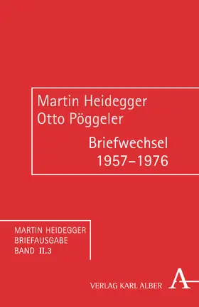 Heidegger / Pöggeler / Busch |  Briefwechsel 1957-1976 | Buch |  Sack Fachmedien