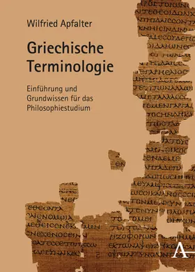 Apfalter |  Griechische Terminologie | Buch |  Sack Fachmedien