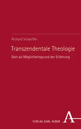 Schaeffler / Enders |  Transzendentale Theologie | Buch |  Sack Fachmedien